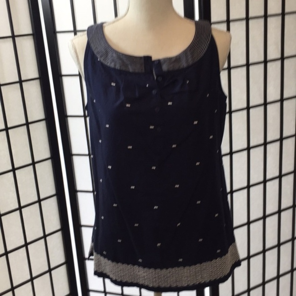 Liz Claiborne Navy Tank Size Small